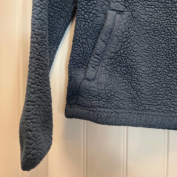The North‎ Face Women's Blue Long Sleeve Sherpa Fleece Pullover Jacket Size XS - Picture 4 of 7
